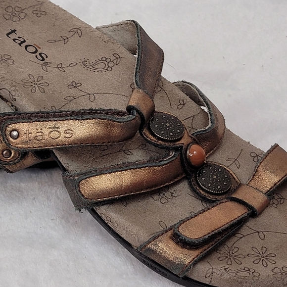 Preowned Pewter TAOS Prize 3 Sandals Size - Picture 9 of 15